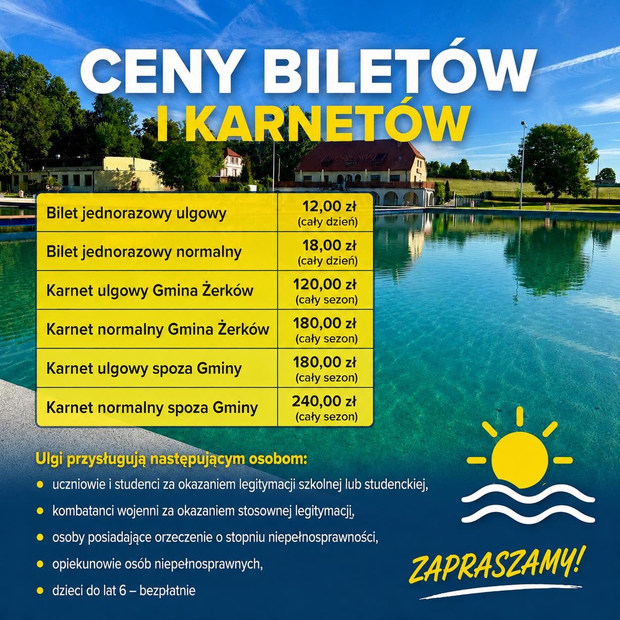 Ceny biletów i karnetów